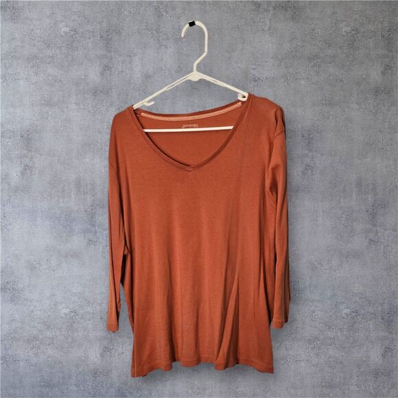 St. John Bay Plus Size Women's Blouse-- ITEM #3396 - Picture 2 of 3